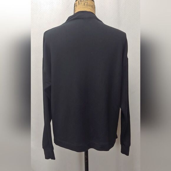 Marled Reunited Clothing "Good Vibes" Mock Neck Pullover Sz M 25" Pit to… - Picture 3 of 10